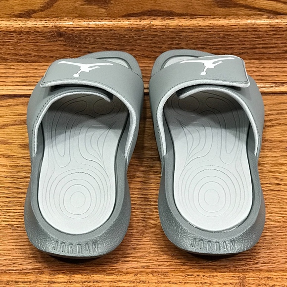 Jordan Hydro 6 Cool Grey White Wolf Grey Sandals - Picture 5 of 6